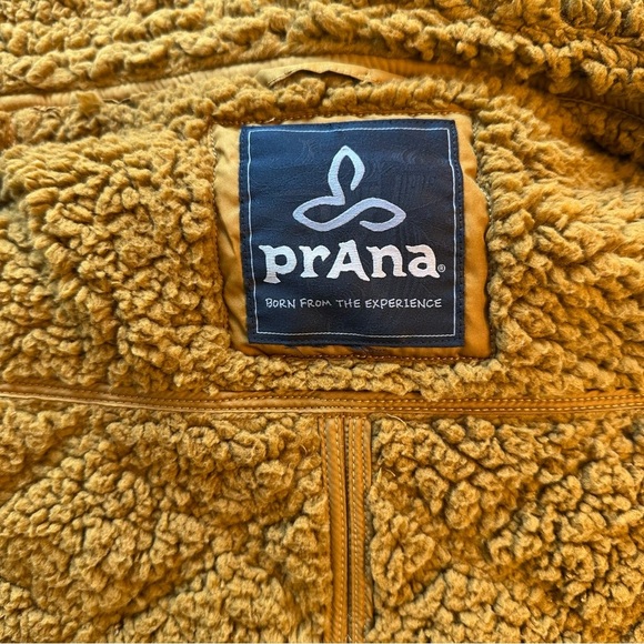 Prana Esla Jacket Womens Size XS Gold Quilted Athleisure Fleece Fall Winter Warm - Picture 8 of 16
